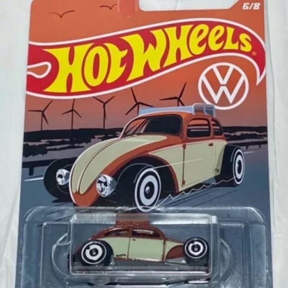 Hot Wheels Custom Volkswagen Beetle HW VW Series 6/8 GRT01 Diecast 1:64 NIP 2022 - Picture 9 of 9